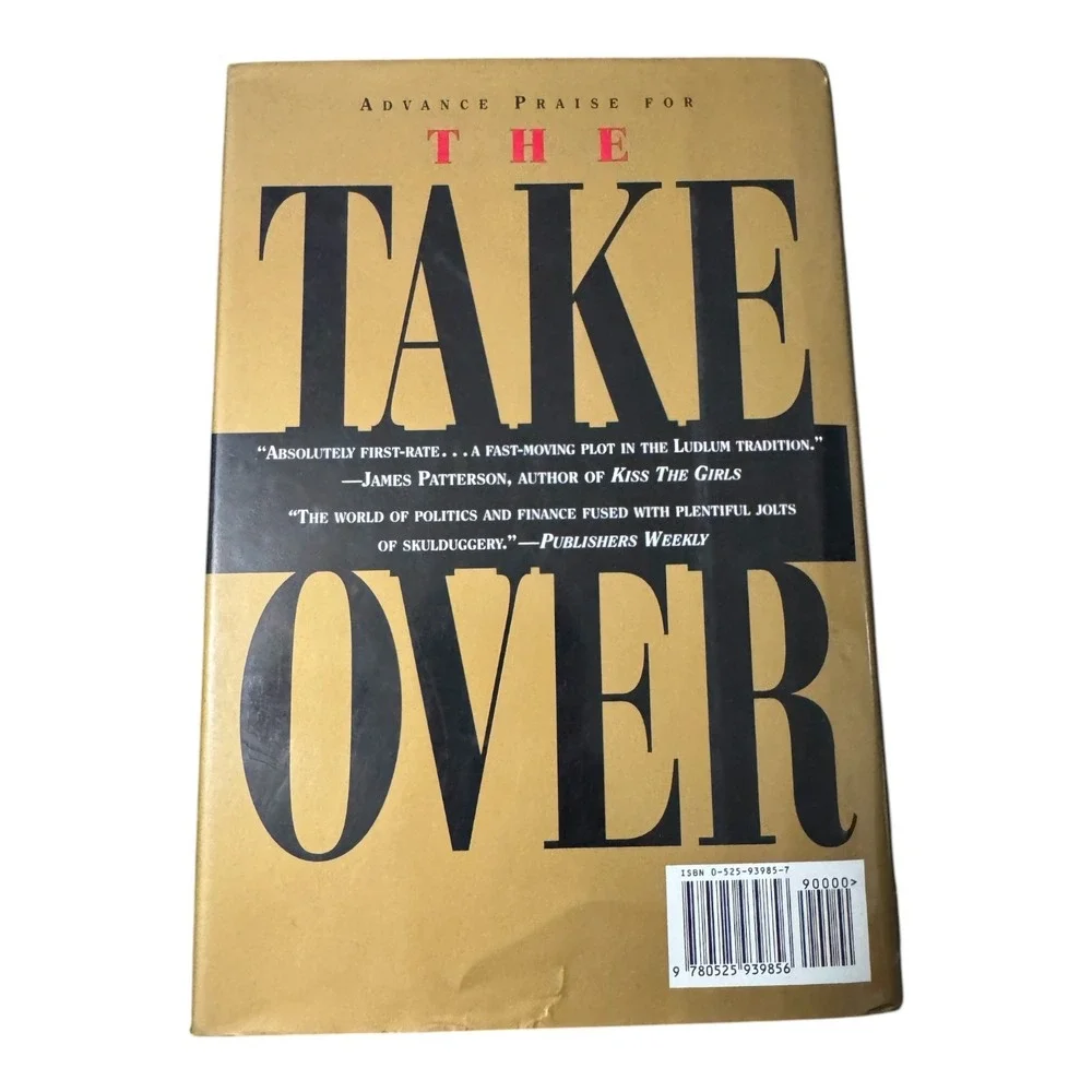 The Takeover by Stephen W. Frey First Edition First Printing Hardcover 1995